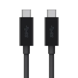 Belkin USB-C/ USB-C Monitorkabel 4K, 5 Gbit/s 100W, 2m, Schwarz