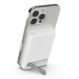 Belkin BOOST CHARGE™ Magnetisches drahtlose Powerbank 5000mAh, Standfuß, weiß 