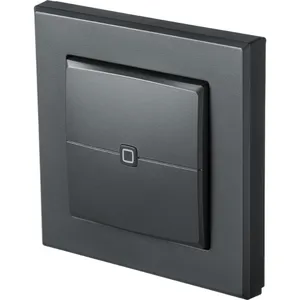 Homematic IP Wandtaster – 2-fach anthrazit HmIP-WRC2-A