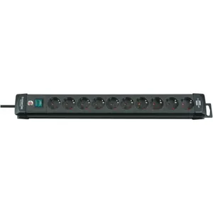 Brennenstuhl Premium Line Steckdosenleiste 10-fach 3m schwarz 