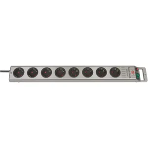 Brennenstuhl Super-Solid Steckdosenleiste 8-fach 2,5m silber 