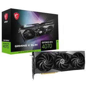 MSI GeForce RTX 4070 Gaming X SLIM 12GB GDDR6X Gaming Grafikkarte 3xDP/HDMI 