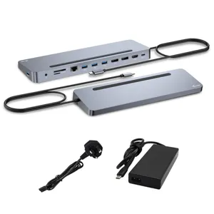 i-tec USB-C Metal Ergonomic 3x 4K Display Docking Station + PD 100W + Netzteil 