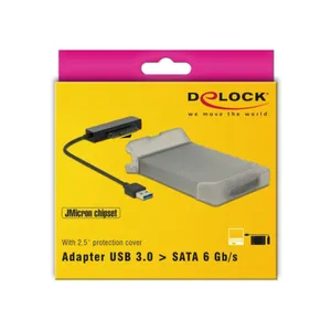Delock Konverter USB 3.0 Typ-A Stecker > 22 Pin SATA 6 Gb/s mit 2.5″ Schutzhülle