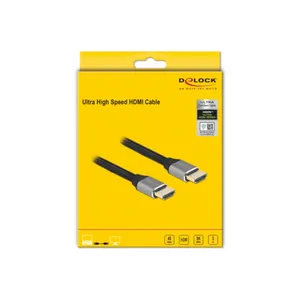 Delock Ultra High Speed HDMI Kabel 48 Gbps 8K 60 Hz grau 3 m zertifiziert