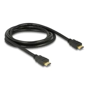 Delock Kabel High Speed HDMI mit Ethernet – HDMI A Stecker HDMI Stecker 4K 2m