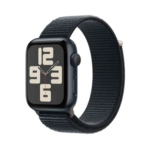 Apple Watch SE (2. Gen) GPS 44mm Alu Mitternacht Sport Loop Armband Mitternacht 