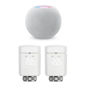Eve Thermo - smartes Heizkörperthermostat, 2er Pack mit HomePod mini