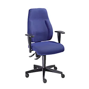 Topstar Operator-Drehstuhl LADY SITNESS, Permanentkontakt-Mechanik, blau