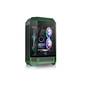 THERMALTAKE The Tower 300 Micro-ATX Gehäuse mit Sichtfenster Racing Green