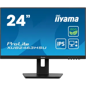 iiyama ProLite XUB2463HSU-B1 60,5cm (23,8") FHD IPS Monitor HDMI/DP/USB 100Hz