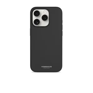 Vonmählen Eco Silicone Case for iPhone 15 Pro Max Black