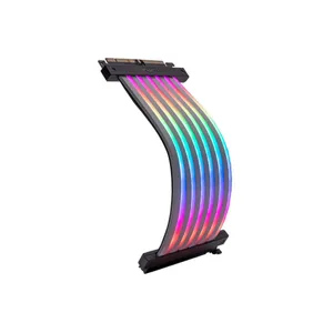 AZZA PCIe 3.0 x16 Extension Cable, Riser Kabel 200mm (180-degree female head)