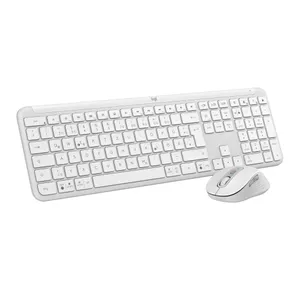Logitech MK950 Signature Slim Combo Pale Grey - Kabelloses Tastaturkombination