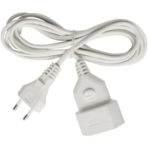 Brennenstuhl Kunststoff-Verlängerungskabel Euro Stecker/ Kupplung 3m weiß
