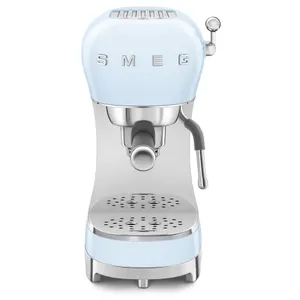 SMEG ECF02PBEU 50s Style Espresso-Kaffeemaschine Pastellblau 