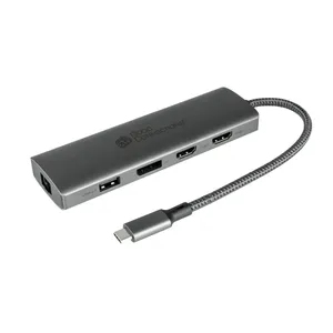 Good Connections USB-C-Hub (10-Port), 2x HDMI 2.0, 1x DP, 1x USB-C PD 96W