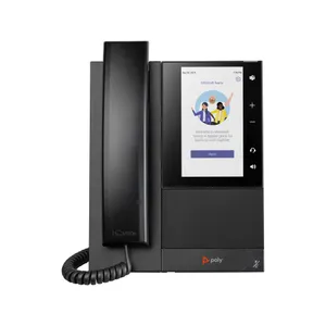 Poly CCX 505 Business-Medientelefon für Microsoft Teams, PoE-fähig