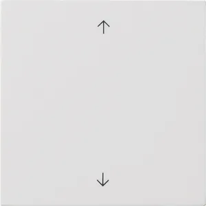 Gira S3000 Bedienaufsatz Pfeilsymbole Flächenschalter Reinweiß glänzend