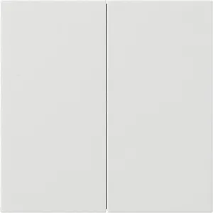 Gira S3000 Bedienaufsatz 2fach Flächenschalter Reinweiß glänzend