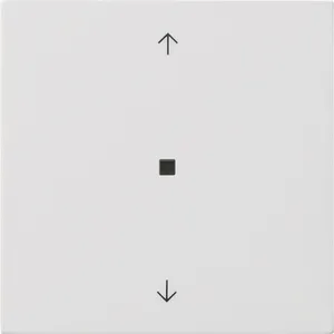 Gira S3000 Bedienaufsatz BT Pfeilsymbole Flächenschalter Reinweiß glänzend