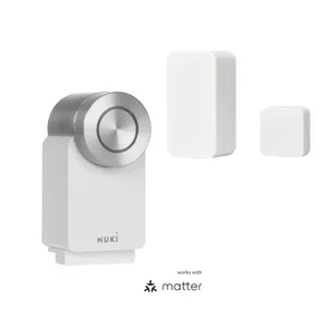 Nuki Smart Lock Pro 4. Generation weiß + Türkontakt