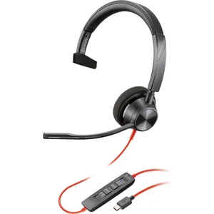 Poly Blackwire 3310-M Headset for Business - USB-C/A-Adapter - MS Teams