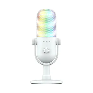 RAZER Seiren V3 Chroma Weiß - RGB USB Mikrofon mit Tap-to-Mute-Funktion