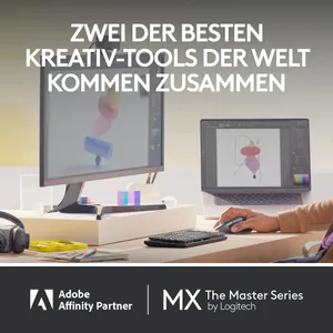 Logitech MX Mechanical Mini für Mac Kabellose Tastatur Hellgrau