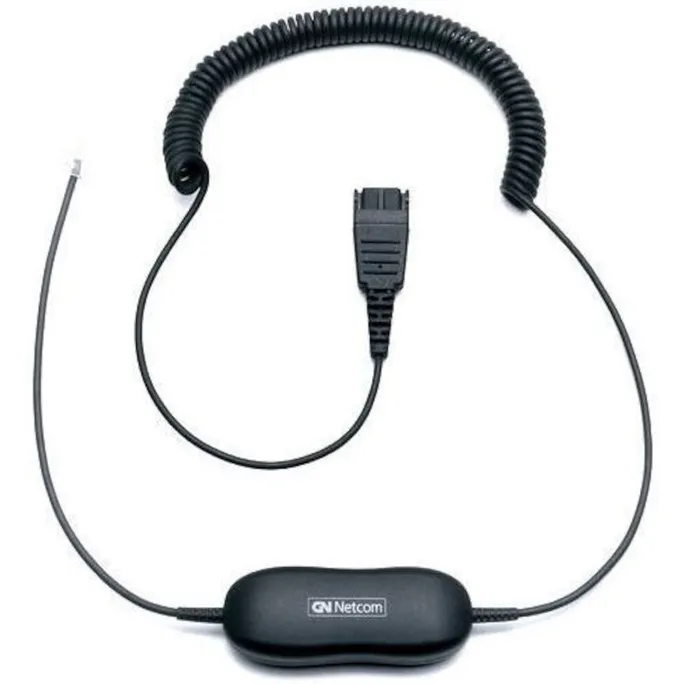 Jabra Kabelunterteil QD auf RJ10 für GN1200 (0,8m, glatt)