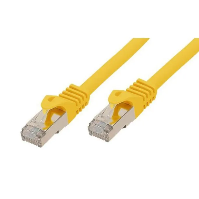 Good Connections Patchkabel mit Cat. 7 Rohkabel S/FTP gelb 0,25m