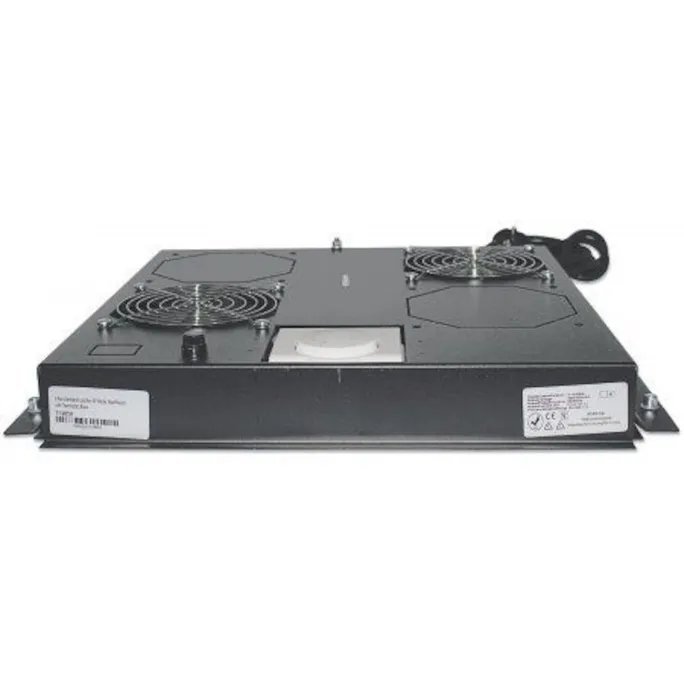 Intellinet Kühleinheit 2 Lüfter für 19" Racks Deckenmontage schwarz