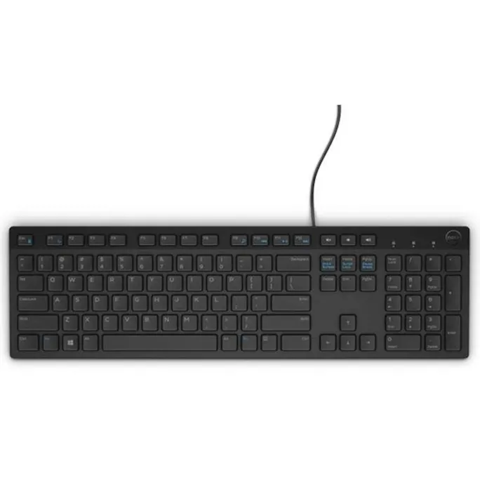 Dell KB216 Multimedia-Tastatur Deutsch Schwarz (580-ADHE)
