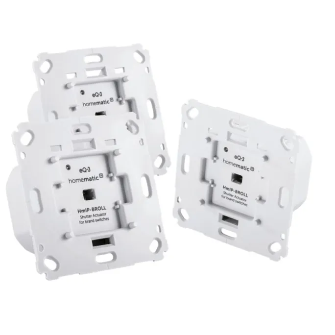 Homematic IP Rollladenaktor für Markenschalter - Unterputz HmIP-BROLL • 3er Pack