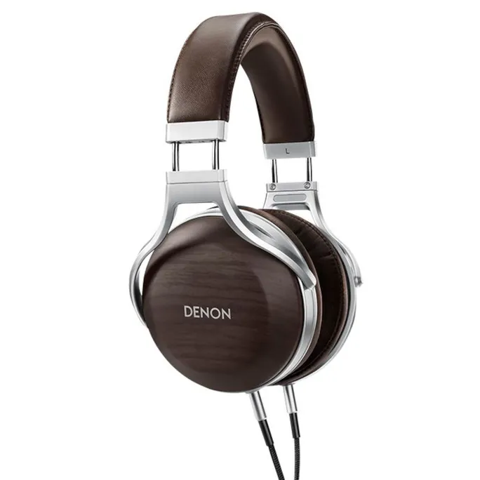 Denon AH-D5200 Premium-Over-Ear-Kopfhörer mit Zebraholz-Schalen