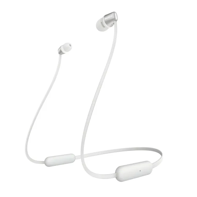 Sony WI-C310 Bluetooth In Ear Kopfhörer Voice Assistant Neckband weiß-metallic