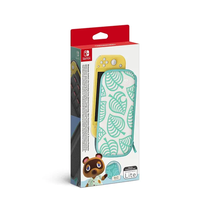 Nintendo Switch Lite Tasche & Schutzfolie Animal Crossing Edition
