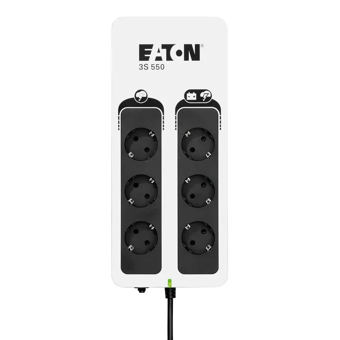 EATON 3S 550 DIN USV UPS 550VA 330W 6 AC-Ausgänge