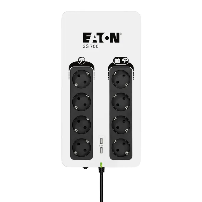 EATON 3S 700 DIN USV UPS 700VA 420W 8 AC-Ausgänge