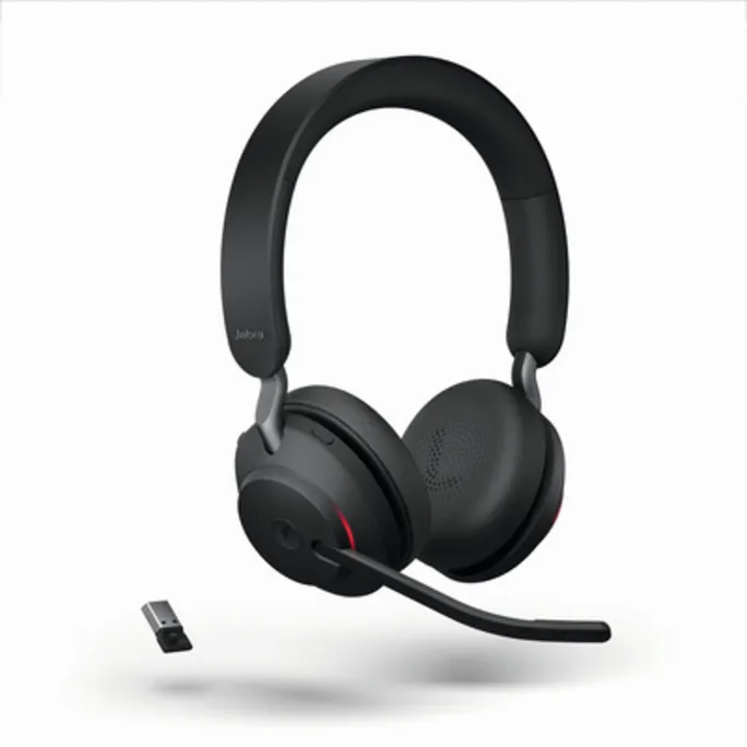 Jabra Evolve 2 65 MS Wireless Bluetooth Stereo USB-C Headset schwarz
