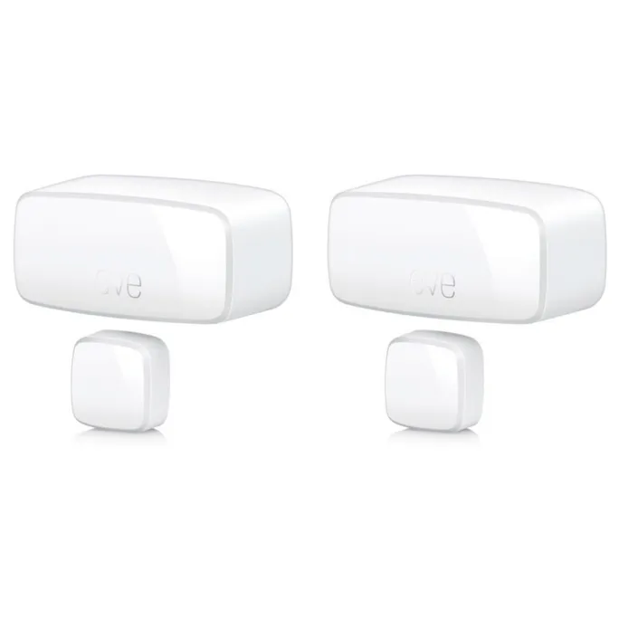 Eve Door & Window Smarter Tür- Fensterkontakt, 2er Pack