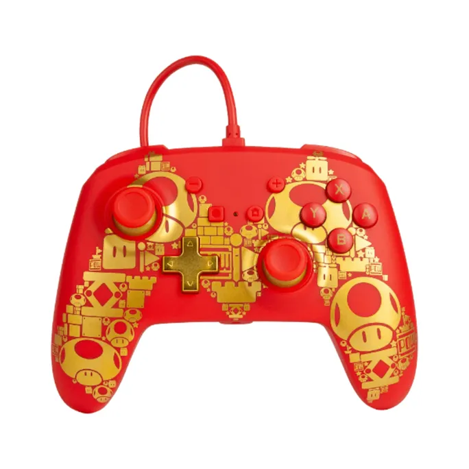 Power A Enhanced Wired Controller für Nintendo Switch - Golden M