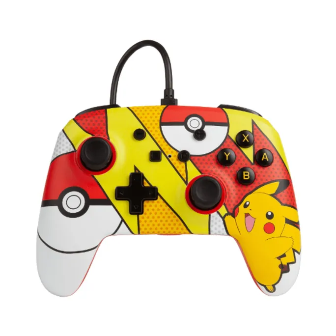 Power A Enhanced Wired Controller für Nintendo Switch - Pikachu Pop Art