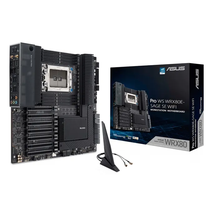 ASUS Pro WS WRX80E-SAGE SE WIFI Workstation Mainboard USB 3.2(C)