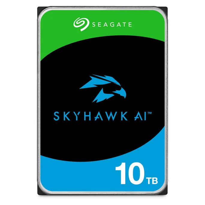 Seagate SkyHawk AI HDD ST10000VE001 - 10 TB 3,5 Zoll SATA 6 Gbit/s CMR