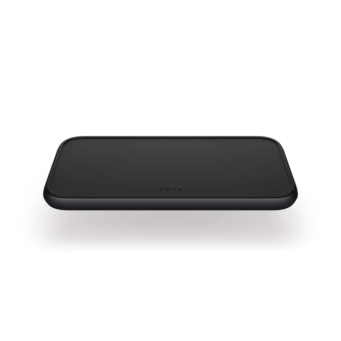 Zens Aluminium Series Dual 5-Spulen + USB-C Ladegerät 45W 2x 10W Qi schwarz