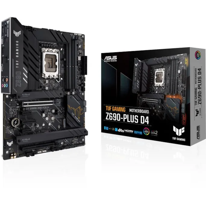 ASUS TUF Z690-Plus D4 ATX Gaming Mainboard Sockel 1700 DP/HDMI/M.2
