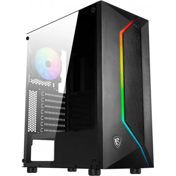 MSI MAG Vampiric 100R MIDI Tower Gaming Gehäuse, Echtglas Seitenfenster