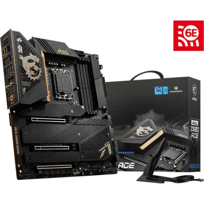 MSI MEG Z690 ACE E-ATX Mainboard Sockel 1700 TB4/M.2/WIFI/BT/LAN/mDP/USB3.2