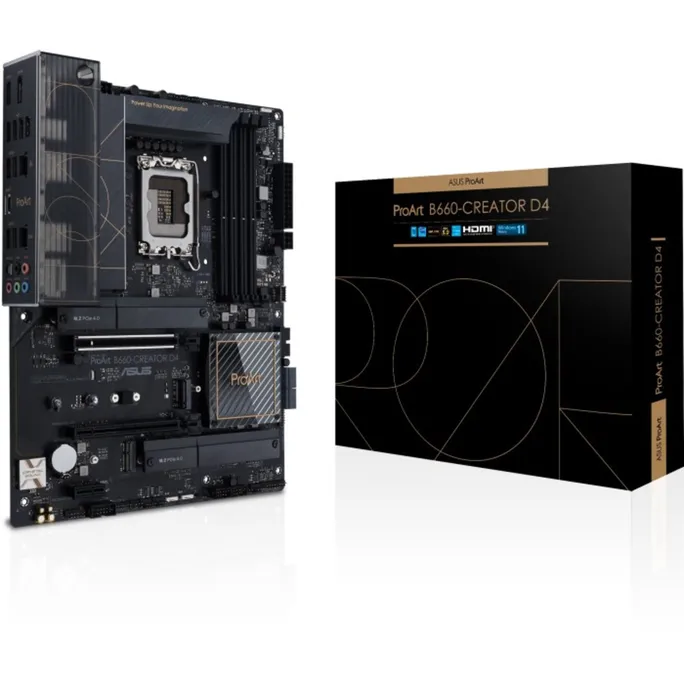 ASUS ProArt B660-CREATOR D4 ATX Mainboard Sockel 1700 USB-C/HDMI/DP